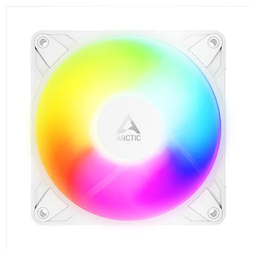Arctic P12 Pro Reverse A-RGB 120mm White Cabinet Fan