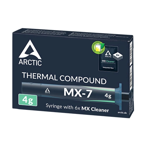ARCTIC MX-7 (4g) with 6 pcs MX Cleaner