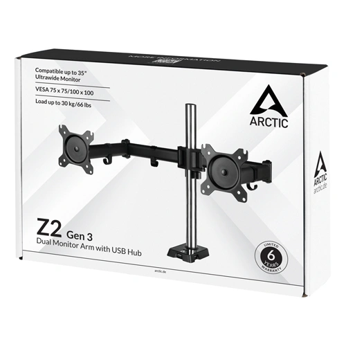 ARCTIC Z2 Gen 3 Dual Arm Monitor Desk Mount