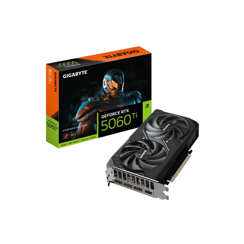 GIGABYTE GeForce RTX™ 5060 Ti WINDFORCE MAX OC 8GB