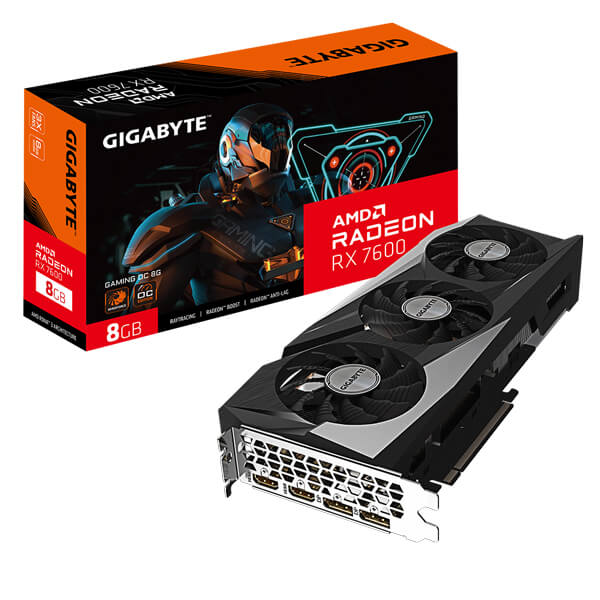 GIGABYTE Radeon™ RX 7600 GAMING OC 8GB