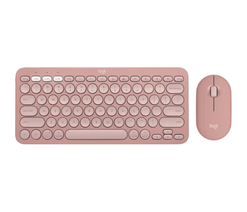 Logitech Pebble 2 Rose Keyboard and Mouse Combo