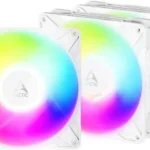 Arctic P14 Pro Reverse A-RGB 140mm Triple Pack White Cabinet Fan