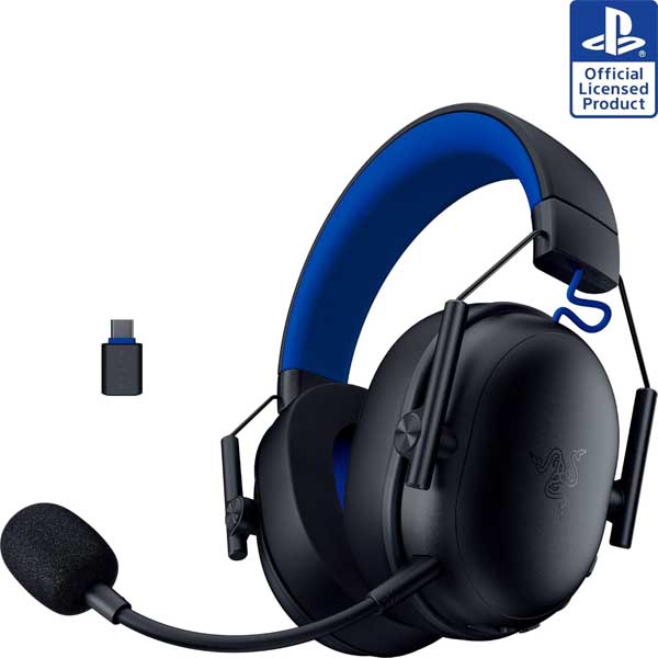 Razer BlackShark V3 X HyperSpeed Wireless Gaming Headset for PlayStation (Black)