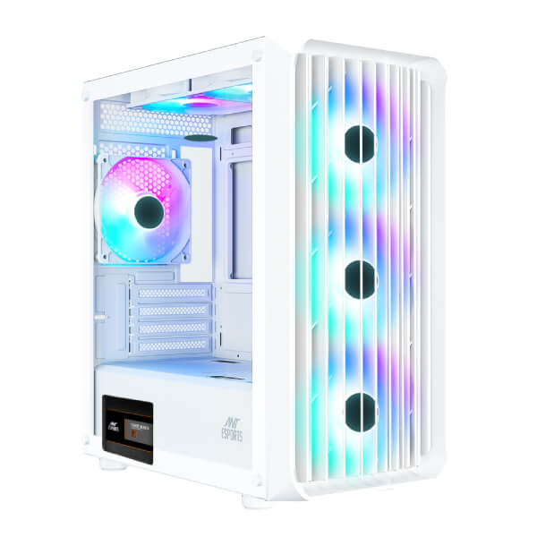 Ant Esports 205 Mini 6F ARGB White Mid-Tower Cabinet