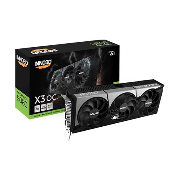 INNO3D GeForce RTX 5080 X3 OC 16GB GDDR7 Graphics Card
