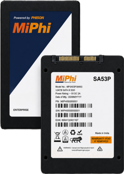 Miphi SA53P 2.5" 1920GB Non-SED SATA III Datacenter SSD