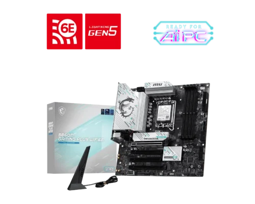 MSI B860M GAMING PLUS WIFI6E M-ATX MOTHERBOARD