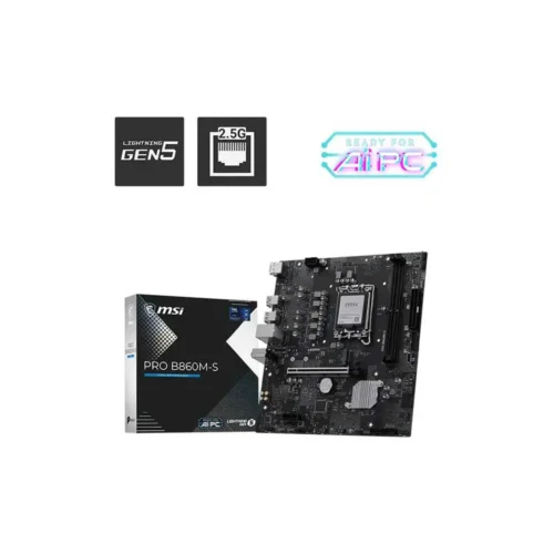 MSI PRO B860M-S INTEL M-ATX MOTHERBOARD