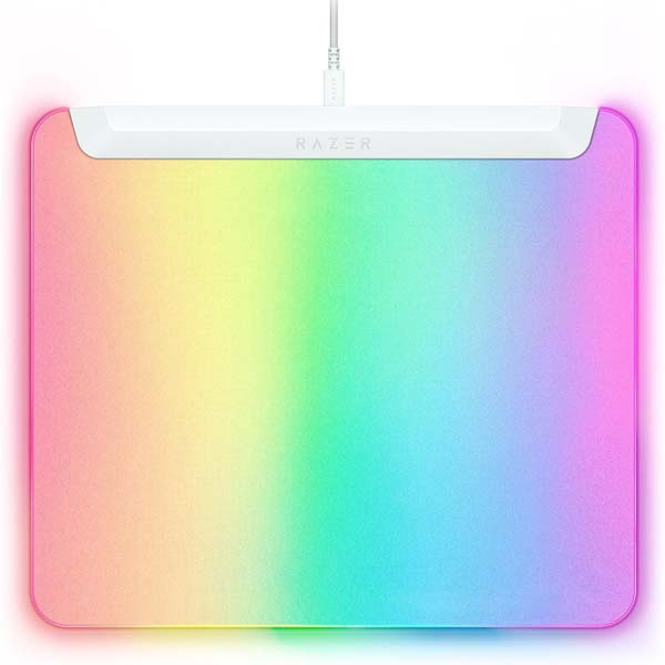 Razer Firefly V2 Pro RGB Backlit Gaming Mouse Mat (White)
