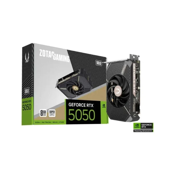 ZOTAC GeForce RTX 5050 SOLO 8GB GDDR6 Graphics Card