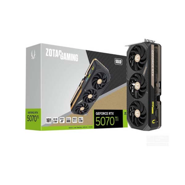 Zotac Gaming RTX 5070 Ti Solid 16GB GDDR7 Graphics Card