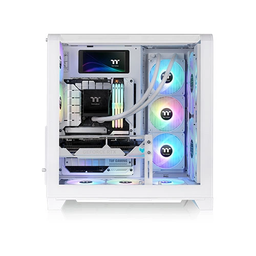 Thermaltake View 390 Air ARGB Snow White ATX Mid Tower Cabinet