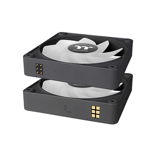 Thermaltake CT120 EX Reverse ARGB 120mm Cabinet Fan, Triple Pack