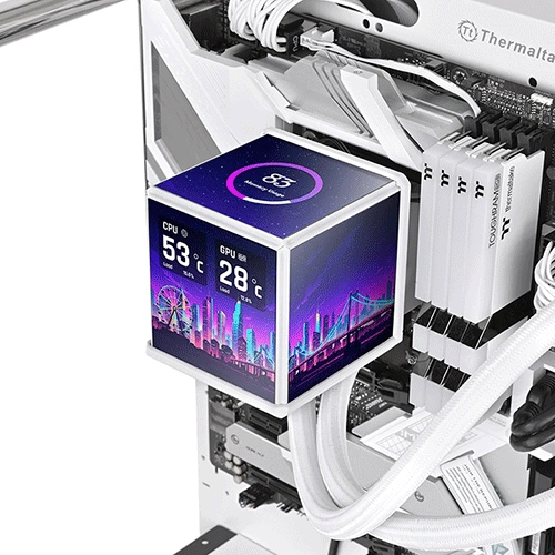 Thermaltake MINECUBE 360 Ultra ARGB Sync Snow Edition AIO Liquid Cooler