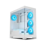 ANT Esports Crystal X7 White Mid-Tower Cabinet