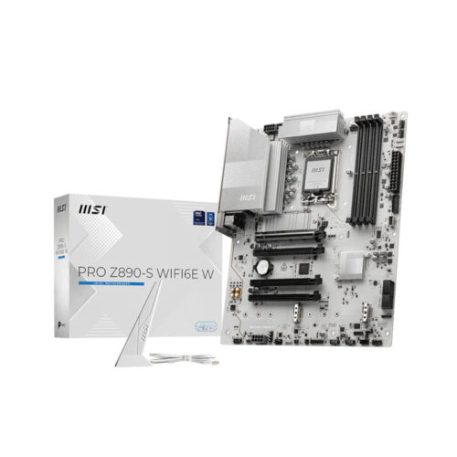 MSI PRO Z890-S WIFI6E WHITE ATX MOTHERBOARD