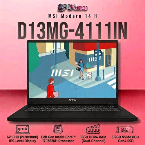 MSI Modern 14 H D13MG-411IN Laptop