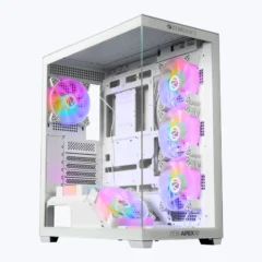 CC- ZEBRONICS COMPUTER CASE (APEX 10 WHITE) GAMING CABINET