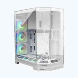 CC- ZEBRONICS COMPUTER CASE (BLIZZARD WHITE) GAMING CHASSIS