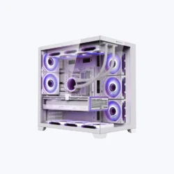 CC-ZEBRONICS COMPUTER CASE (DRAKON 5 WHITE) GAMING CHASSIS