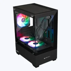 CC-ZEBRONICS COMPUTER CASE (ICECAP BLACK)