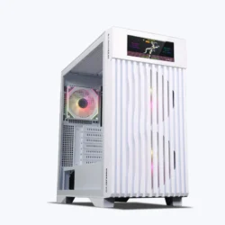 CC-ZEBRONICS COMPUTER CASE (INFERNO WHITE) GAMING CHASSIS