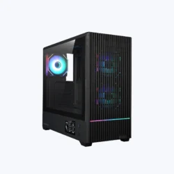CC- ZEBRONICS COMPUTER CASE (INFERNO FLIP BLACK) GAMING CHASSIS
