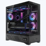 CC-ZEBRONICS COMPUTER CASE (INVICTA 10 BLACK) GAMING CHASSIS