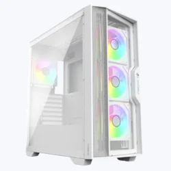 CC-ZEBRONICS COMPUTER CASE (NEBULA G WHITE) GAMING CHASSIS