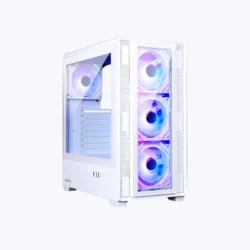 CC- ZEBRONICS COMPUTER CASE (VENATOR G WHITE) GAMING CABINET