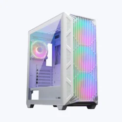 CC- ZEBRONICS COMPUTER CASE (ROGUE WHITE) GAMING CABINET
